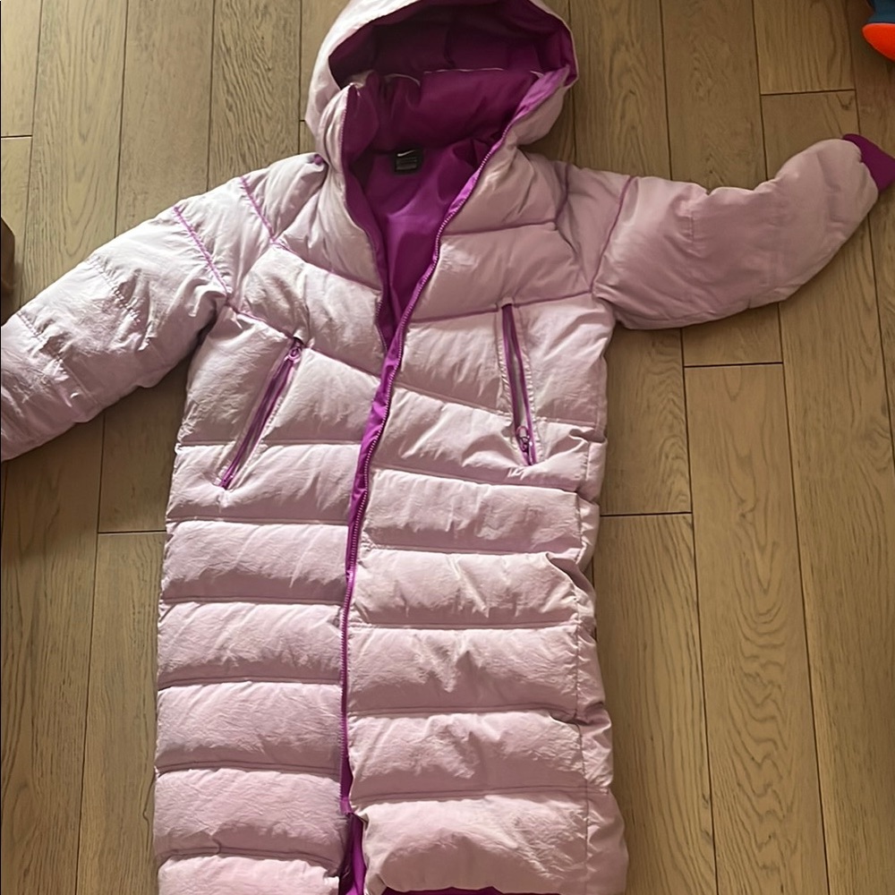 Nike Pink Puffer Jacket with Insulated Hood